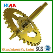 Custom High Precision Gold Plated Clock Gears